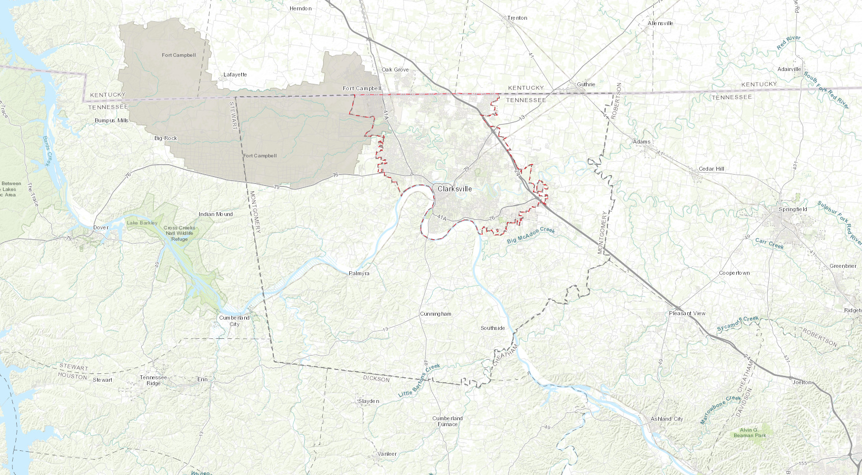Montgomery County Information Lookup map thumbnail image