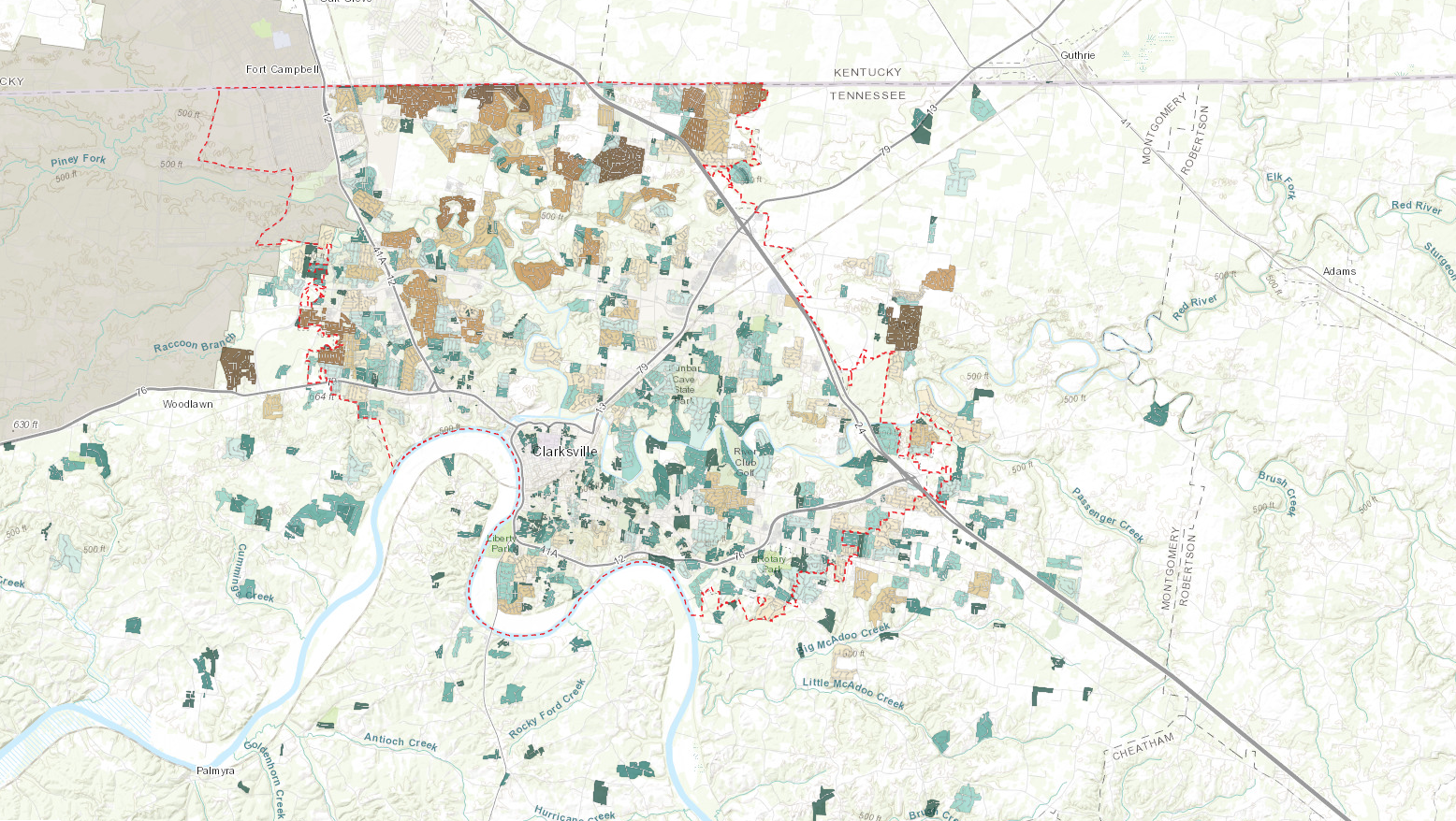 Montgomery County subdivision map image thumbnail