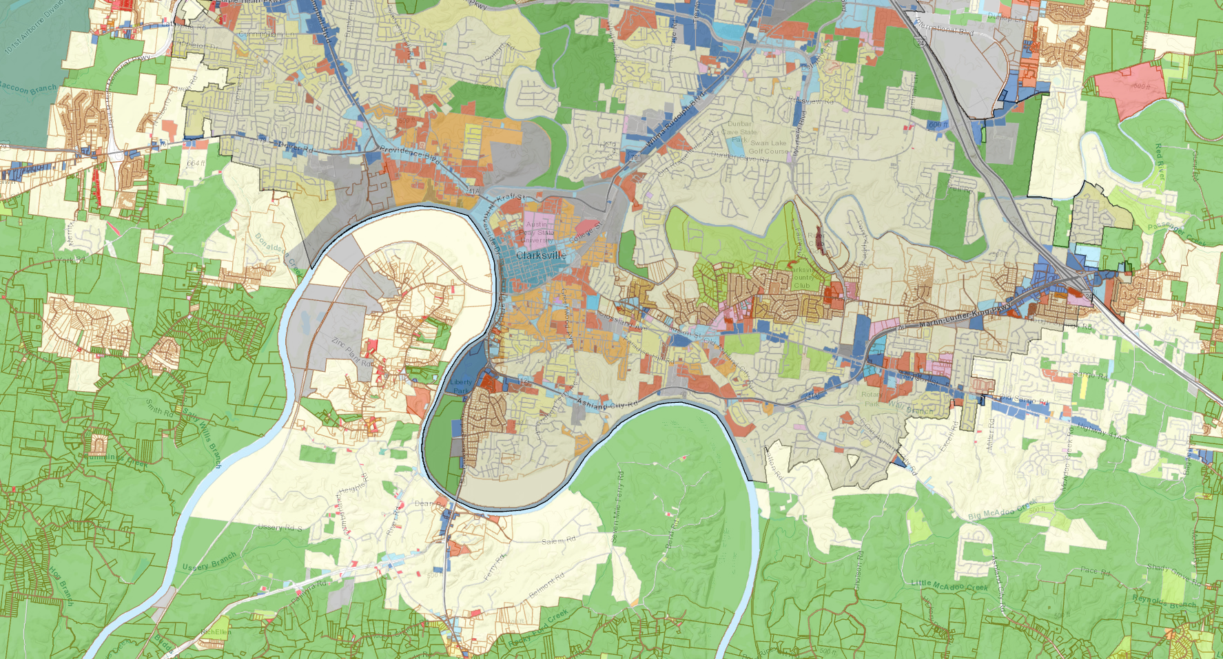 Montgomery County zoning map image thumbnail