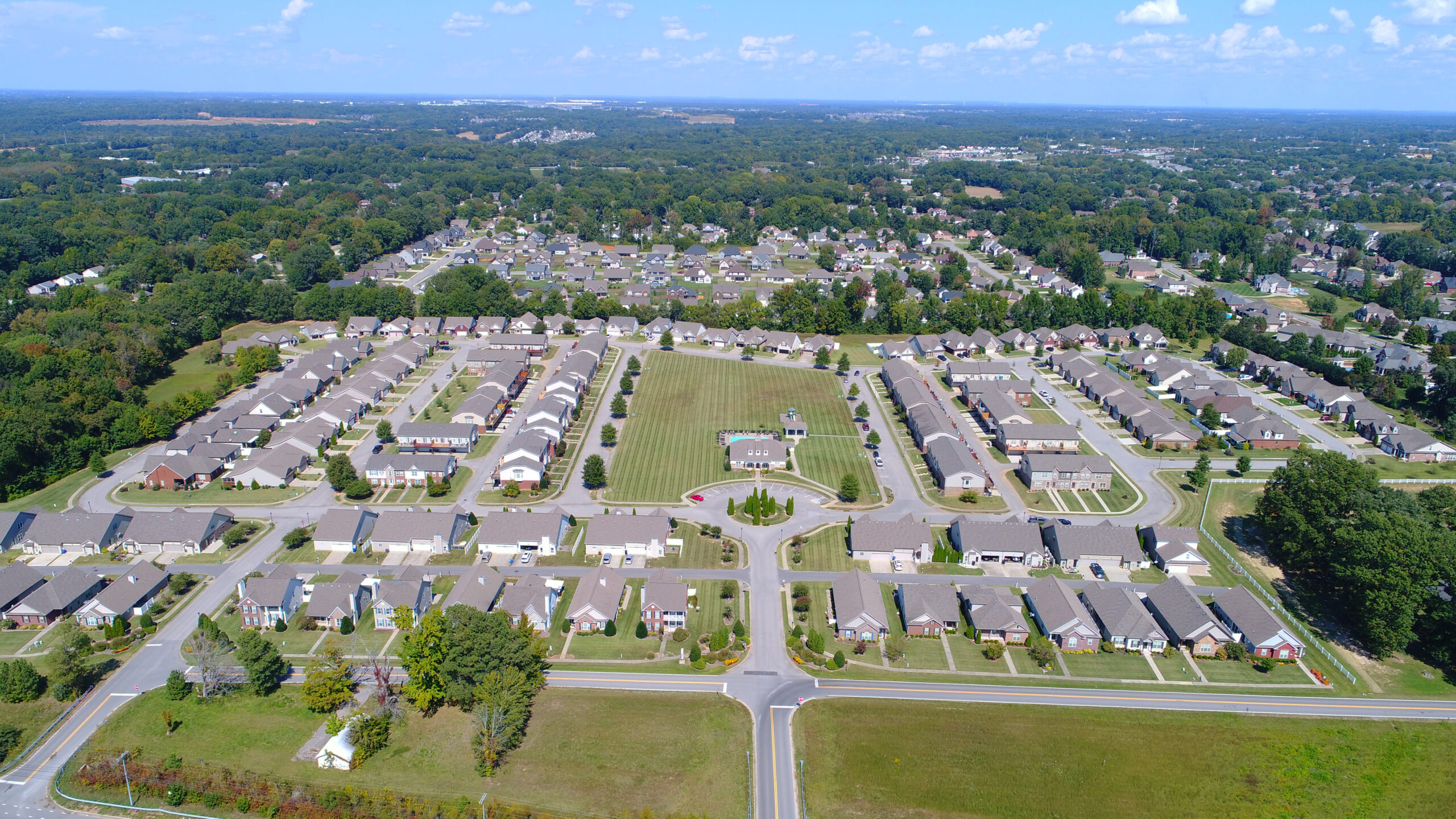Wilson Green neighborhood photo from drone