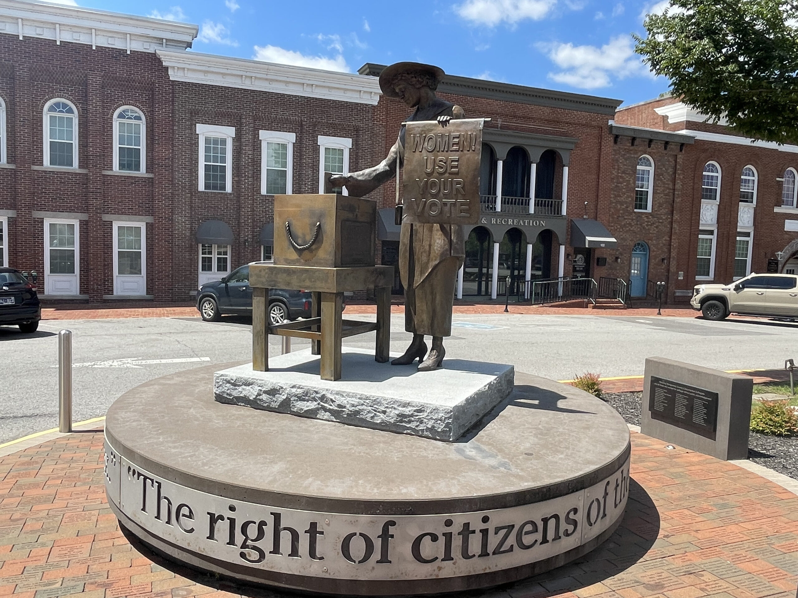 Women's Right To Vote Statue